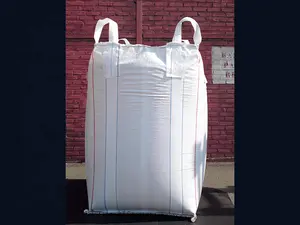 1 Ton Jumbo Bulk Big Bag Verpakking Voor Rijst Of Tarwe Vele Tijd In Gebruik, Uv Behandeld, Veiligheidsfactor: 5:1 Superzakken