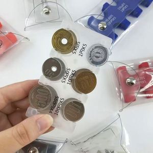 Monedero Portátil con Múltiples Compartimentos para Monedas de Yen Japonés, Diseño Duradero de PVC para Hombres y Mujeres, Cartera para Colección de Monedas - Product Image 6