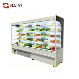 Refrigerador Abierto Comercial para Exhibición de Bebidas Lácteas, Refrigeración Abierta para Supermercados - Product Image 1