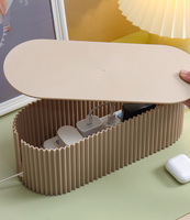 Organisateur de câbles en plastique de couleur personnalisée Boîte de jonction de gestion de multiprise de stockage de bureau avec couvercle en plastique