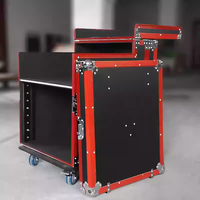 Flight case/rack cabinet/amplificateur audio/mixeur/microphone sans fil/boîtier de scène professionnel 16U/12U en métal, résistant à l'eau, OEM ODM