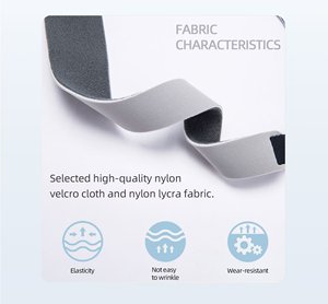 Sangle de fixation pour <span class=keywords><strong>masque</strong></span> CPAP avec logo personnalisé OEM, bandeau élastique réglable de remplacement pour l'<span class=keywords><strong>apnée</strong></span> <span class=keywords><strong>du</strong></span> <span class=keywords><strong>sommeil</strong></span>, lavable, de qualité médicale - Product Image 3