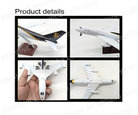 20CM B747 Modèles d'avion 1:200 Diecast UPS Hot Selling Aircraft Model Toys for Collection Holiday Gift Customizable