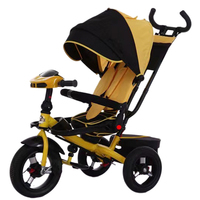 Offre Spéciale 4 en 1 poussette pour enfant, tricycle à 3 roues pour fille, tricycle à poussée pour enfant en bas âge