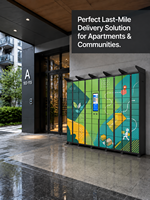 Casier intelligent pour colis, armoire de livraison électronique, borne de récupération en libre-service par code QR, pour appartements, communautés et bureaux