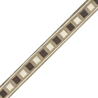 Dentelle brodée pour rideaux, largeur 3,5 cm, modèle 2026, idéale pour les cheminées de table, les emballages de boîtes cadeaux et les oreillers de maison