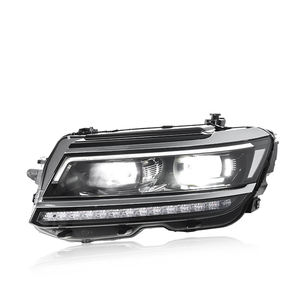 Gruppo Fari per <span class=keywords><strong>Volkswagen</strong></span> <span class=keywords><strong>Tiguan</strong></span> 2017-2021, Fari Modificati LED con Fascio Alto/Basso, Luci Anteriori Accessorie <span class=keywords><strong>Plug</strong></span> and Play - Product Image 4