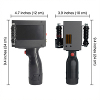 Imprimante à jet d'encre portable industrielle de 25,4 mm, imprimante à jet d'encre Tij, code-barres, code QR, date d'expiration, machine de codage par lots pour tuyaux en PVC et PE