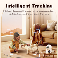 Nouvelle caméra réseau IP 1080P 360 rotation cyclique caméra PTZ à double objectif de sécurité extérieure CCTV