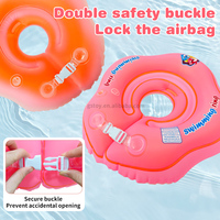 Anneau de natation gonflable pour nouveau-né Taille multicolore Anneau de natation pour bébé Anneau de natation pour enfants Double airbag