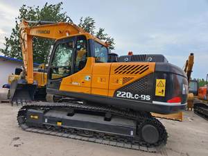 Excavadora de orugas Hyundai de 22 toneladas usada, máquina de construcción original con bomba y caja de cambios de motor Cummins, de Corea, con motor Cummins - Product Image 2