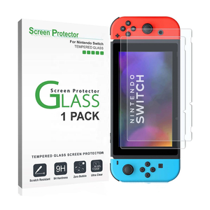 Protection d'écran en verre trempé de qualité supérieure pour Nintendo Switch OLED Lite, clarté HD, dureté 9H, 2.5D Radian, épaisseur 0.33 mm - Product Image 1
