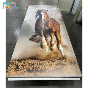 RCL alto marmo lucido Uv Pvc laminato lamiera impermeabile pannello Uv PVC fogli di marmo per la decorazione d'interni - Product Image 2