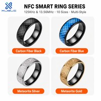 Bague intelligente NFC en céramique personnalisée 13,56 MHz RFID, bague connectée pour serrure de porte intelligente, accès aux ascenseurs et aux chambres d'hôtel