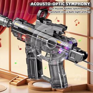 Pistolet à eau électrique haute vitesse YT Spray <span class=keywords><strong>UZI</strong></span>, grande capacité, en plastique ABS, jouet d'été pour enfants, nouveau design transfrontalier - Product Image 4