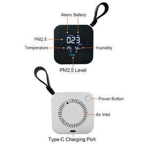 Detector Electrónico de Calidad del Aire Tres en Uno, Contador de Partículas de Polvo e Higrotermógrafo para Monitoreo de Polvo - Product Image 1