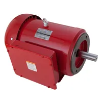 Moteur AC NEMA 3,7 kW à économie d'énergie, 60 Hz, 1800 tr/min, triphasé, à induction, à montage sur pied, boîtier TEFC pour usage intensif