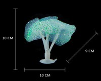 Fleurs de corail artificielles plantes d'aquarium corail de silicone pour la décoration de paysage de réservoir de poissons d'animal familier accessoires d'aquarium