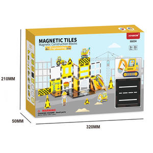EPT di alta qualità giocattoli per bambini set educativi magnetici da costruzione mattonelle magnetiche giocattoli blocco magnete con la figura - Product Image 2