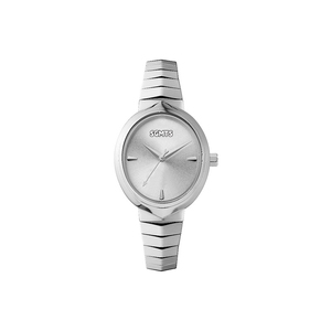 Reloj azul hielo de moda, nuevo reloj de cuarzo con esfera de metal con diseño de hueso de serpiente, pequeño reloj dorado Saturno para mujer - Product Image 1