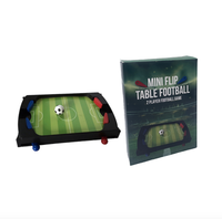 Mini table de football à bascule personnalisée, jeu de société de sport de bureau portable, jouet pour enfants de 5 ans et plus, en plastique durable, nouveauté pour les doigts