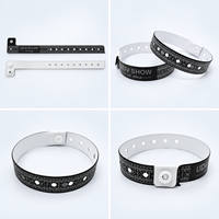 Gelang PVC Custom Produsen, Gelang ID Vinyl Lembut yang Dapat Disesuaikan untuk Dewasa, Sekali Pakai untuk Acara