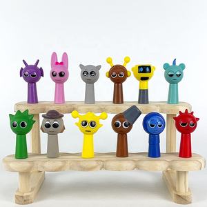 ตุ๊กตาของเล่นหุ่นตุ๊กตาของเล่น12ชิ้น/เซ็ตโมเดลกล่องตุ๊กตาการ์ตูนทำจากพลาสติกดี - Product Image 2