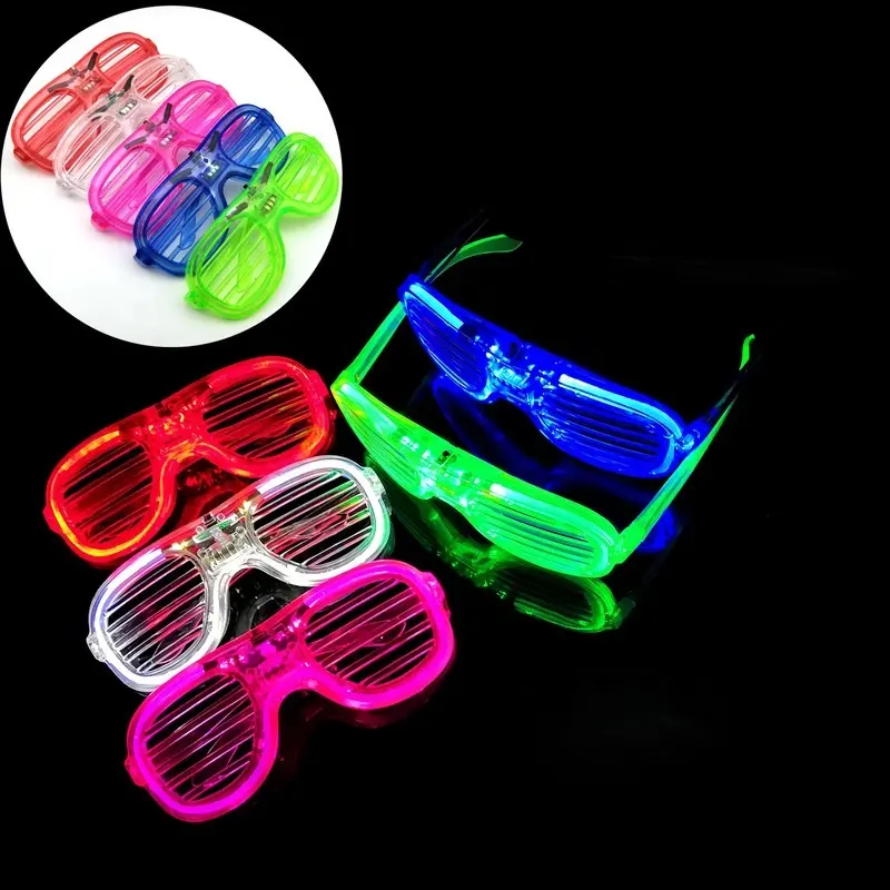 Glowing Party Sunglasses Led Neon Glasses Decoration Party For Birthday Christmas Halloween Flash Light Festival Sunglasses