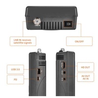 Nouveau GTMEDIA V8 Finder2, mesureur satellite portable, DVB-S/S2/S2X, prend en charge H.264, batterie Li-ion 7.4V/4000mAh, V8 Finder 2