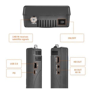 Nouveau GTMEDIA V8 Finder2, mesureur satellite portable, DVB-S/S2/S2X, prend en charge H.264, batterie Li-ion 7.4V/4000mAh, V8 <span class=keywords><strong>Finder</strong></span> 2 - Product Image 3