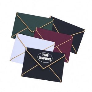 Invitaciones Personalizadas A7 Estilo Occidental, Sobres Perlados con Estampado en Relieve, Impresión de Logotipo para Bodas - Product Image 1