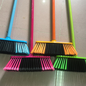 <span class=keywords><strong>HeLe</strong></span> HL-A114 - Cepillo de limpieza doméstico nuevo con cabezal de PP+PET negro y cerdas de plástico suave, herramienta para recoger polvo, precio de fábrica - Product Image 2