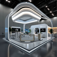 Stand d'exposition modulaire tendance MEGA pour événements de mode modernes et boutiques éphémères