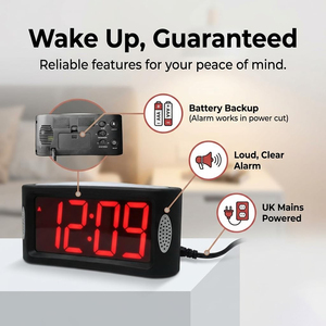 Hot Sale LED Smart Alarm <b>Clock</b> Large Display Adjustable Volume Table Desk <b>Clock</b> with Time Display - Product Image 4