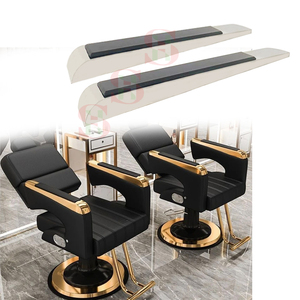 Piezas de Silla de Barbería al por Mayor, Reposabrazos de Acero Inoxidable Plateado/Dorado para Silla de Salón - Product Image 4