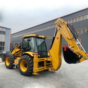 Tractopelle 4x4 diesel neuve à vendre – Chargeuse sur pneus et <span class=keywords><strong>pelle</strong></span> rétrocaveuse pour travaux de construction - Product Image 2