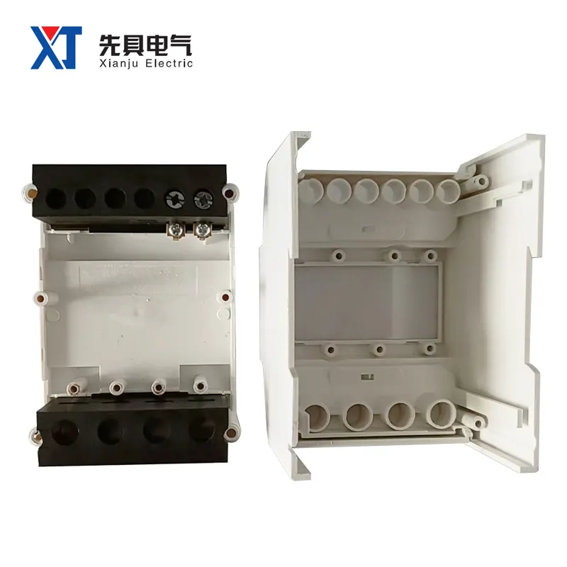 Single Phase Plastic ABS Case Factory 35mm Rail JUST HOUSING Electric Energy Meter Shell Power Electricity Meter Customized