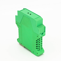 Din Rail Enclosure Way Terminal Slim 22.5mm Largeur 16 Injection plastique Din Rail Case Plastic Enclosure Plc Control Box Green