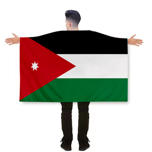 Drapeau de l'équipe de football américain du <span class=keywords><strong>Jordan</strong></span> 2026, drapeau de la Jordanie 3*5 pieds pour les événements sportifs - Product Image 5