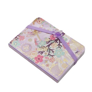 <span class=keywords><strong>2022</strong></span> nouveau journal de notes en papier de bloc-notes décoré de fleurs acryliques violettes écologiques pour les Promotions - Product Image 1