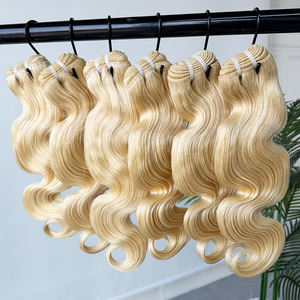 Venta al por Mayor de Paquetes de Cabello Humano Ondulado 613, Suministro Directo de Fábrica para Negocios de Salón de Belleza - Product Image 3