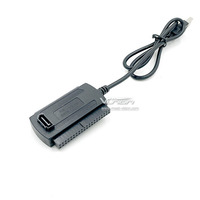 USB 2,0 a SATA IDE Cable 2,5 "HDD 3,5" CD DVD DRIVES W/ AC POWER