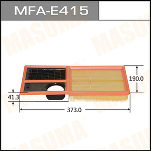 MFA-E415 masuma Bộ lọc không khí yếu tố động cơ ô tô Hệ thống không khí sạch thay thế một phần cho Skoda cho Volkswagen - Product Image 2