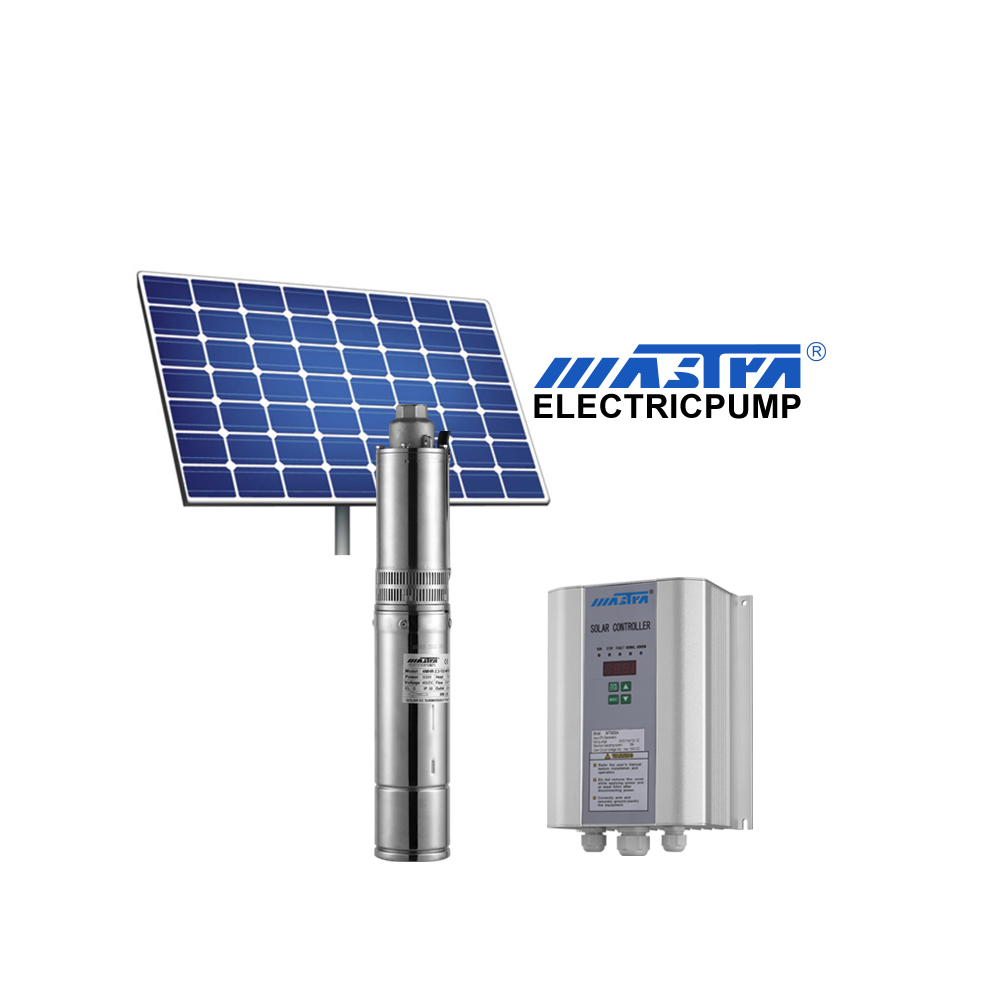 Водяные насосы MASTRA из нержавеющей стали, погружные насосы для глубоких скважин, 4 дюйма, 1,1 кВт, DC