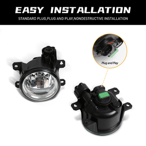 Lámpara de Luz Antiniebla Delantera para Automóvil de Alta Calidad para Honda Fit / Jazz Shuttle 2017 2018, Halógena, Parachoques Delantero, 12V, Piezas de Automóvil - Product Image 4