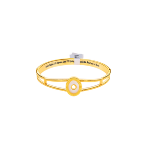 Bracelet tendance en acier inoxydable 316L plaqué or PVD, bijoux durables et résistants pour femmes - Product Image 2