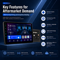 Radio Universal Flysonic para Coche con Pantalla IPS de 9 Pulgadas 1280*720 y Sistema Android para Honda, Kia, Mazda, Volkswagen, Toyota y Ford