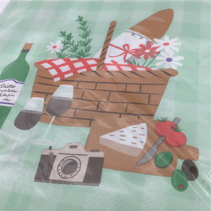 Bán buôn cao cấp tùy chỉnh in 2-ply màu xanh lá cây ăn tối Khăn ăn phong cách túi với dấu Vàng - Product Image 3