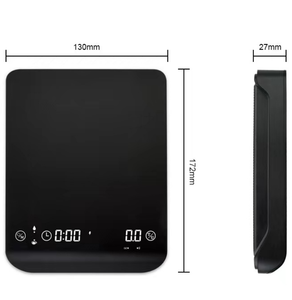 <span class=keywords><strong>2025</strong></span> <span class=keywords><strong>ABS</strong></span> điện tử kỹ thuật số cà phê quy mô có thể sạc lại 3kg/0.1g hẹn giờ chỉ số ánh sáng Silicone Trọng lượng đo - Product Image 2