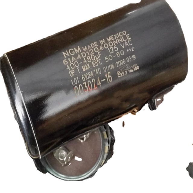 NGM 400-480UF 125V AC  61A4D120400NNLE  Mexican Compressor Start Capacitor  46x86mm